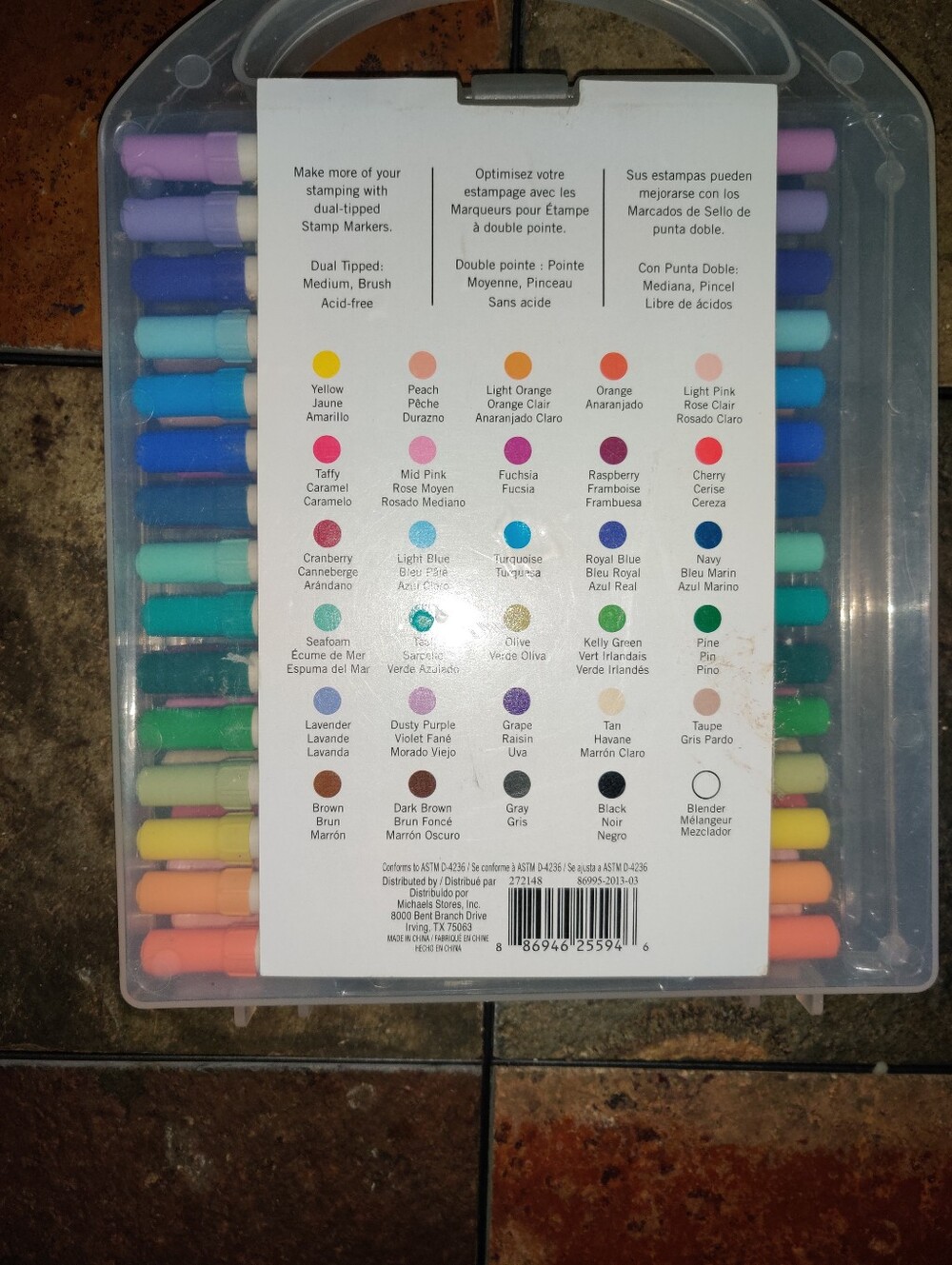 30-piece Recollections Stamp Marker Set - Picture 2 of 3